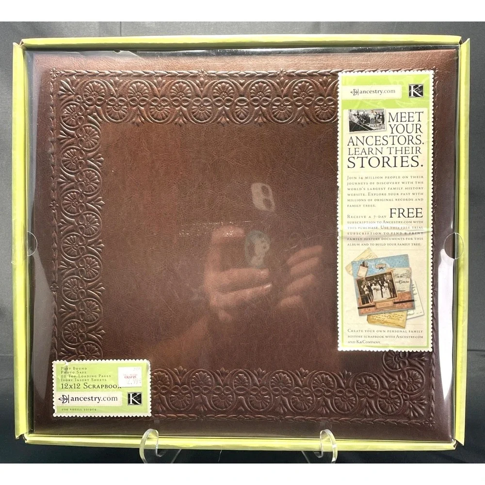 K & Company 12 x 12 Scrapbook 3 Album Lot Pirate Anchors Leather + more NEW